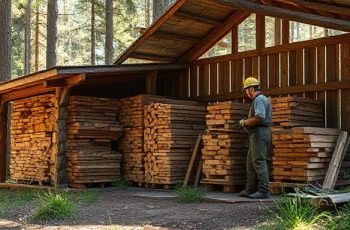 How to Dry Wood for Off Grid Building Projects